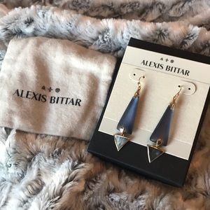 Alexis Bittar Lucite Geometric Drop Earrings